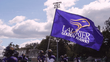 Football Flag GIF by Wilfrid Laurier University