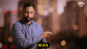 No Deal React GIF by Celebrity Apprentice Australia
