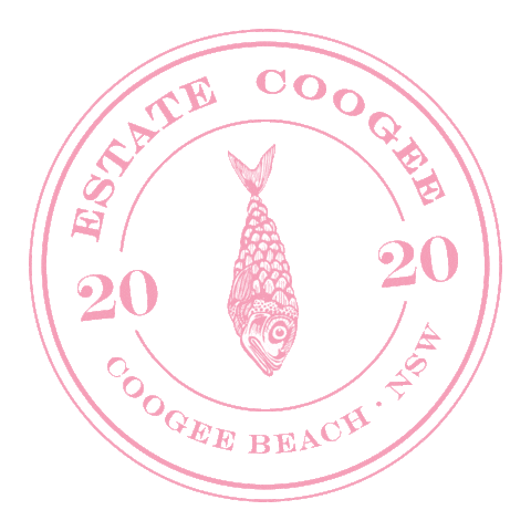 Logo Fish Sticker by Estate Coogee