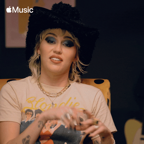 Miley Cyrus Smiling GIF by Apple Music