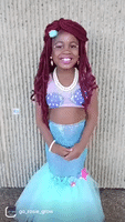 Seven-Year-Old Pays Tribute to Little Mermaid Star Halle Bailey