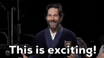 This Is Exciting Paul Rudd GIF by Saturday Night Live