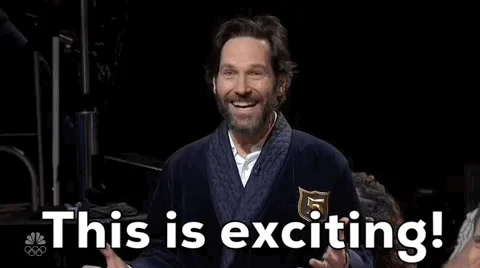 This Is Exciting Paul Rudd GIF