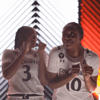 Womens Basketball Reaction GIF by Cincinnati Bearcats