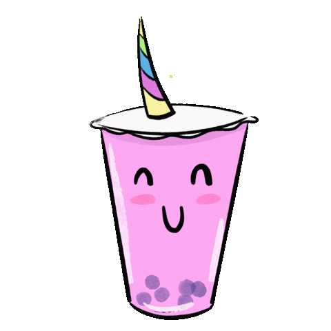 Happy Bubble Tea Sticker by AndorasBubble
