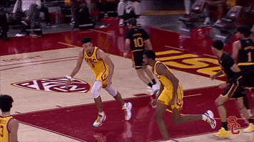 High Five March Madness GIF by USC Trojans