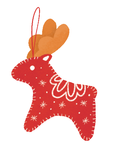Christmas Horse Sticker by Bookabook.id