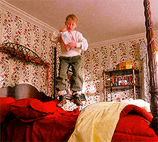 90s jumping bed home alone macaulay culkin