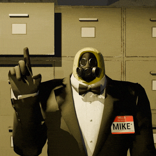Mike No GIF
