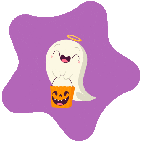 Halloween Ghost Sticker by Pokè Kal