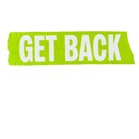 Back To Action Sticker