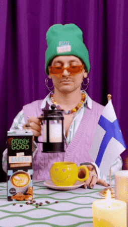 Coffee Comfort GIF by Oddlygood