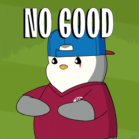Deny No Good GIF by Pudgy Penguins