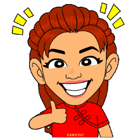 Chinese New Year Thumbs Up Sticker by CARSOMEMY