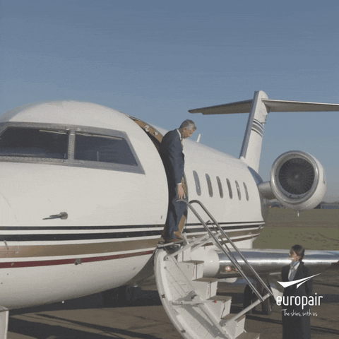 Private Jet Travel GIF by Europair Broker