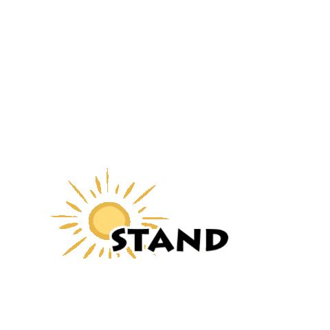 Stand N Tan Sticker
