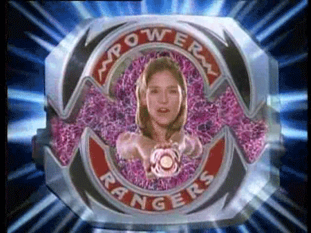 pink power rangers pink power ranger GIF