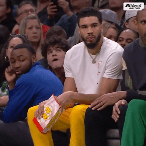 Boston Celtics Popcorn GIF by NBC Sports Boston