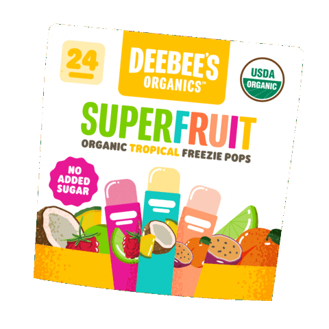 Ice Pop Target Sticker by DeeBee's Organics