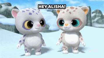 Snow Leopard Alisha GIF by YooHoo to the Rescue