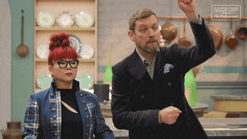 Boom Explosion GIF by The Great British Bake Off
