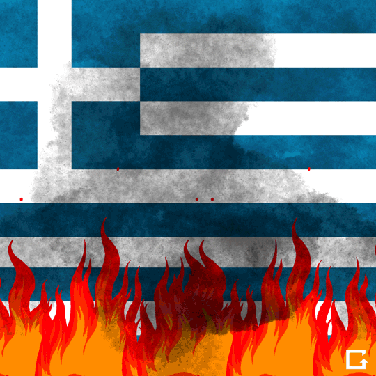 greece fire GIF by gifnews