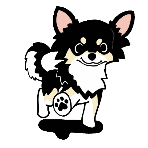 Dog Walking Sticker by うちクリ