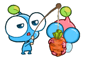 Blue Pikmin Sticker by akari_tatata
