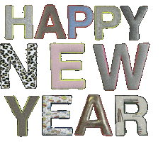 Happy New Year Letter Sticker by MISSMATILDA