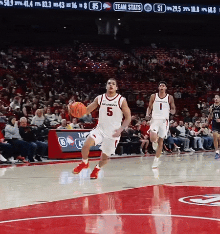Arkansas Razorbacks Dunk GIF