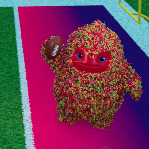 Happy Football GIF by NERDS Candy