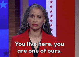 You Live Here Maya Wiley GIF by GIPHY News