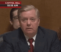 It Is Over Lindsey Graham GIF by GIPHY News