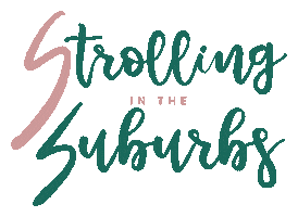 Strolling in the Suburbs Sticker