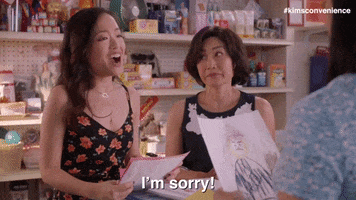 Im Sorry Andrea Bang GIF by Kim's Convenience