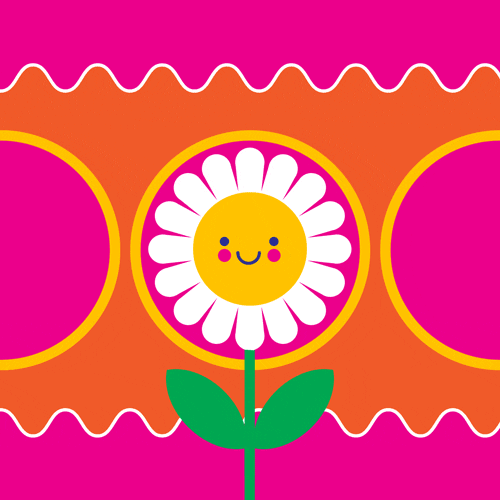 flower sixties GIF by Mr. Moore