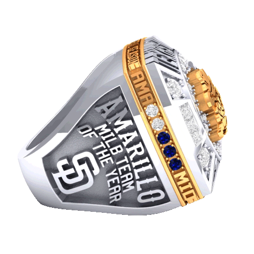 Championship Ring Amarillo Sticker by Sod Poodles