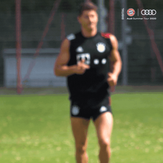 Work Hard Robert Lewandowski GIF by FC Bayern Munich