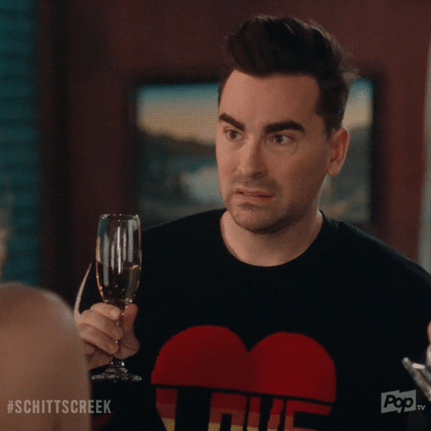 David Rose Drinking GIF by Schitt's Creek - Find & Share on GIPHY