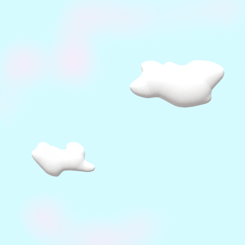 frumpygifs cloud clouds blue sky pink sky GIF