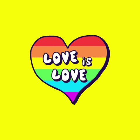 Love Is Love Rainbow GIF