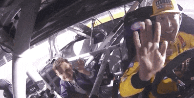 Hold On Smile GIF by NASCAR