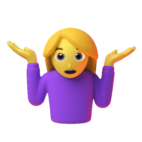 Confused Who Knows Sticker  by Emoji for iOS Android GIPHY