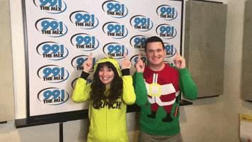 Look Up The Grinch GIF by 99.1 The Mix