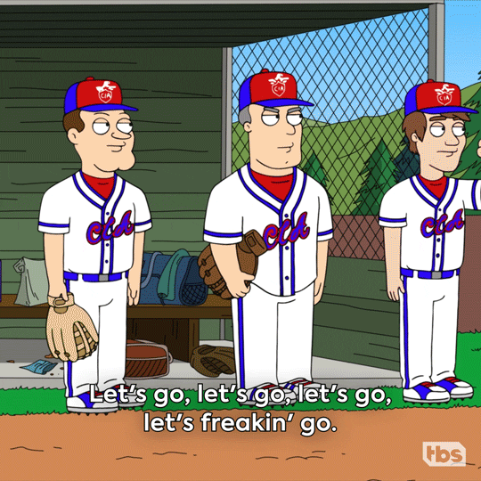 Lets Go Baseball GIF by American Dad