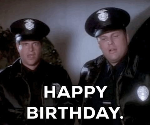 Happy Birthday Police Gif By Paramount Find Share On Giphy