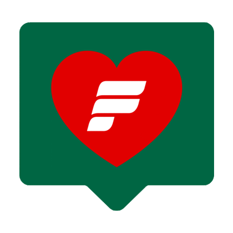 Heart Love Sticker by Frontier Airlines