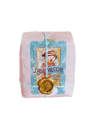 Lady Falcon Coffee Club Sticker