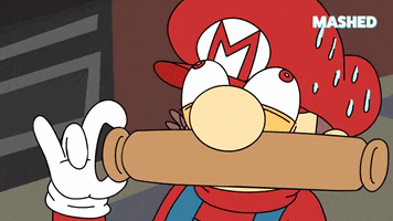 Super Mario Flirt GIF by Mashed