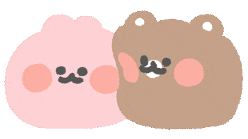 Bear Rabbit Sticker